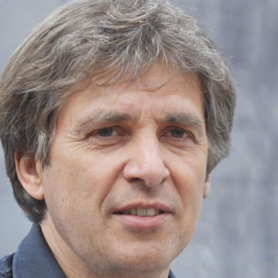 Portrait de Théophile Marchand analysant des données financières